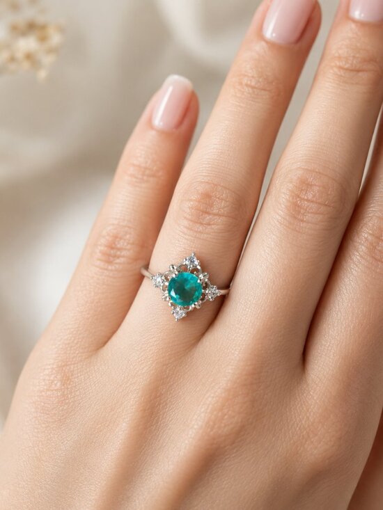 Jewelry - 💍💎Turqouise Cubic Zirconia Ring💎💍